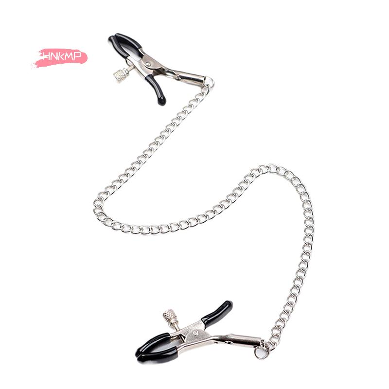 Multicolored Metal Chain Nipple Clips with Clitoris Breast Massage Clamps Adult Teasing And Flirting Erotic Sex Toys for Couples