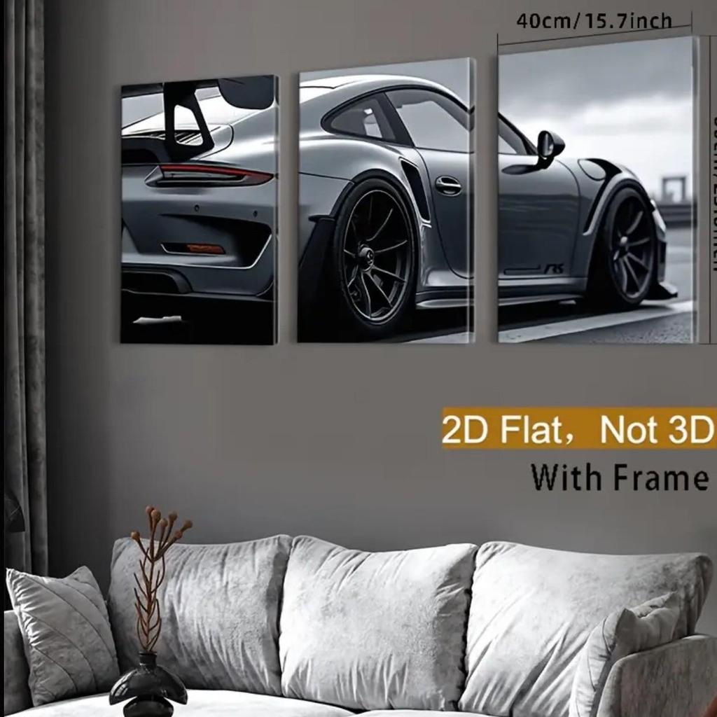 Cross-border Car Racing Poster for Living Room & Bedroom - Buy 1 Get 3