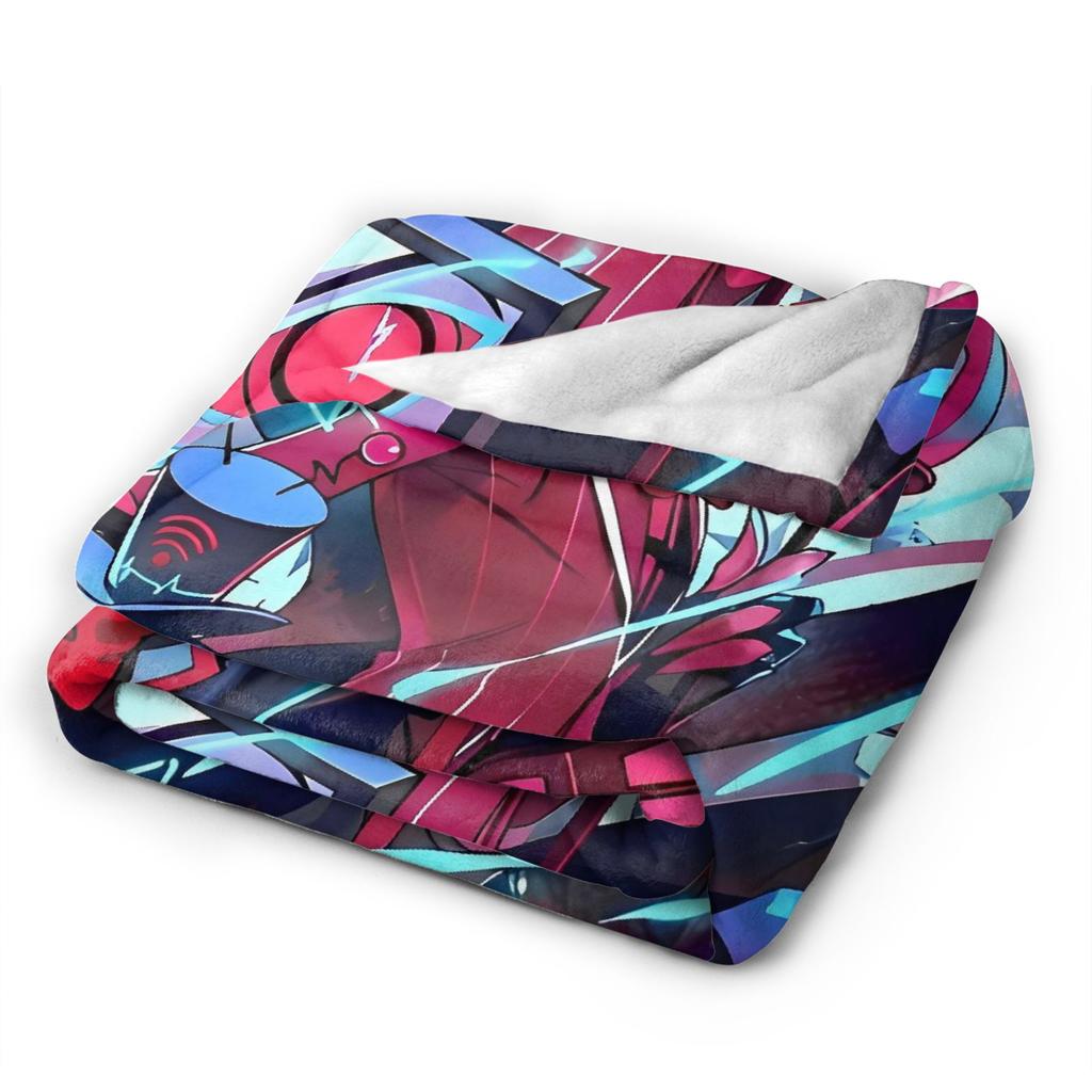 VOX H-Hazbin Hotel Alastor Game Blanket  Travel Flannel Throw Blanket For Couch Chair Soft Warm Custom Quality Bedspread
