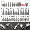 34-Piece Imperial Socket Bit Set for Professional Mechanics and Auto Repair