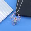 3D Uv Glow In The Dark Spider Necklace, Gothic Hip Hop Alloy Insect Halloween Goth Accessory
