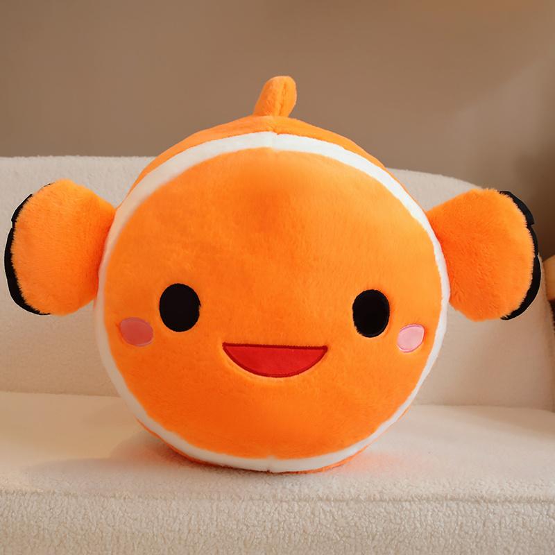 Nieuw Groot Clownvis Pluche Speelgoed Zachte Clownvis Knuffeldieren Knuffelkussen Verjaardagscadeau Voor Kinderen Oceaanfeest Huisdecoratie 50x32cm