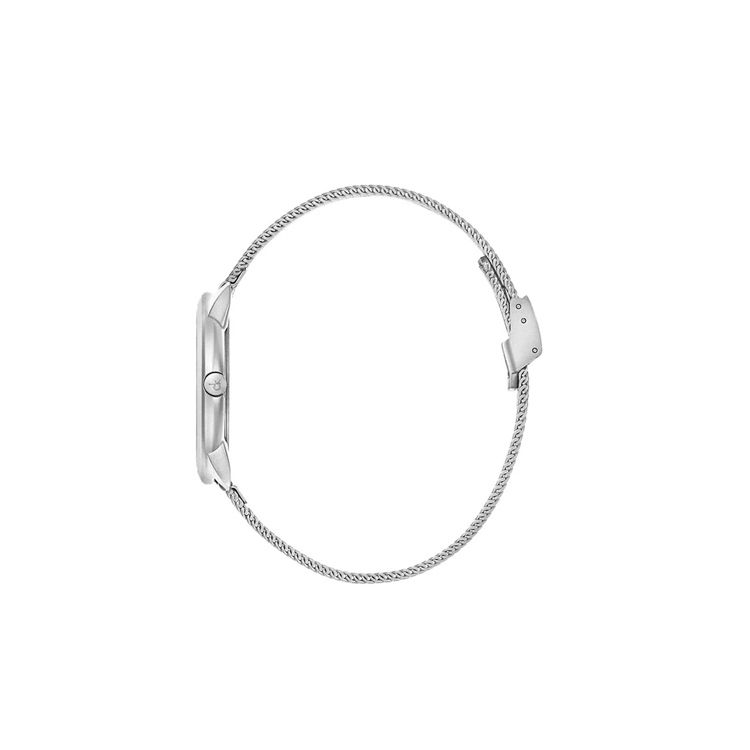 Calvin Klein CK Quartz Watch Stainless Steel Band 40mm 35mm White Dial Unisex watches K3M52152/K3M51152