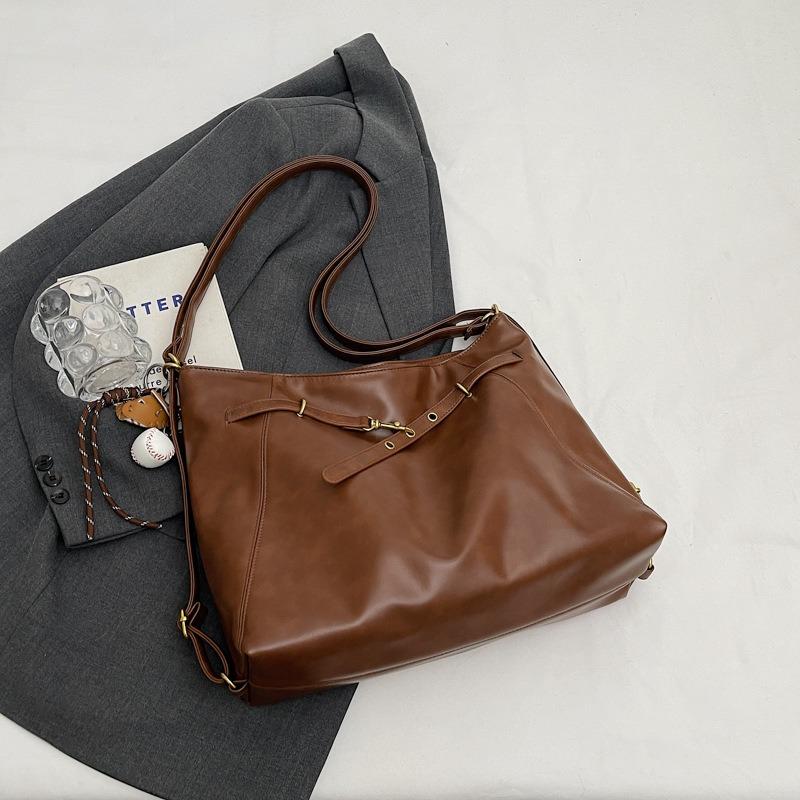 Maillard large-capacity messenger bag, new autumn casual versatile commuter women's single shoulder tote bag