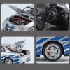 2024 1/24 Nissan Skyline GTR R34 JDM FDJ 35GT-RR Silvia S15 LBWK Racing Car Diecast Metal Rally Miniature Gift for Kid Boy Collection