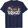 Fashion Christmas Squad Cotton Tshirt Xmas Santa Graphic Oversized Tshirt Friends Family Matching Unisex Tops Tees Unisex Clothing