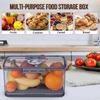 Gifhomfix Bread Box Bread Boxes for Kitchen Counter Airtight, Time Recording Bread Storage Container with Lid, Bread Keeper for Homemade Bread, Toast