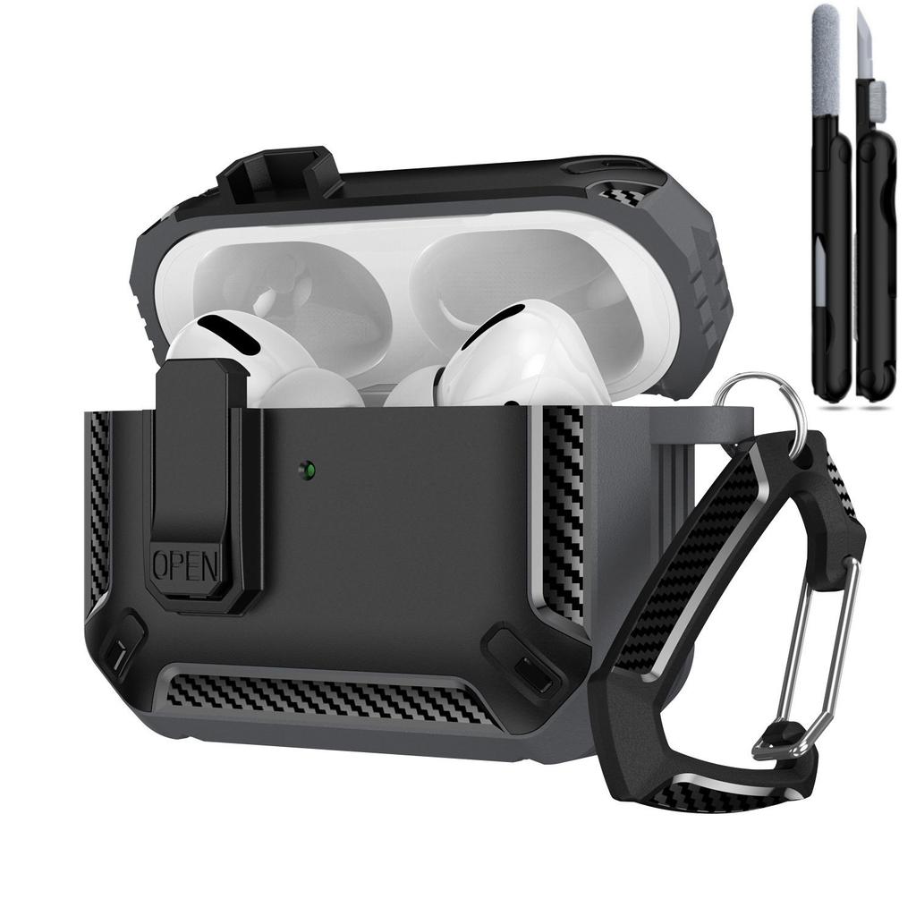 Case for AirPods Pro 3 with & Cleaning Kit Shockproof Dustproof [Secure Lock Design] Protective Cover for AirPods Pro 3