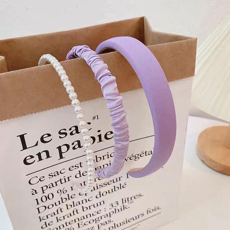 Bentiță de vară franțuzească 2025: Bandă de Păr Elegantă pentru Spălat Fața și Clips de Păr pentru Femei