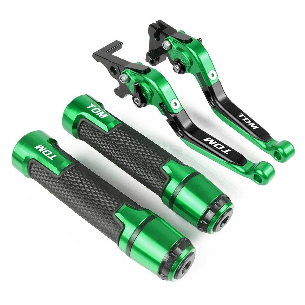 For Yamaha TDM 900 2004-2014 2007 2008 2009 2010 2011 Motorcycle Brake Clutch Lever Extendable Adjustable Hand Grip Handlebar