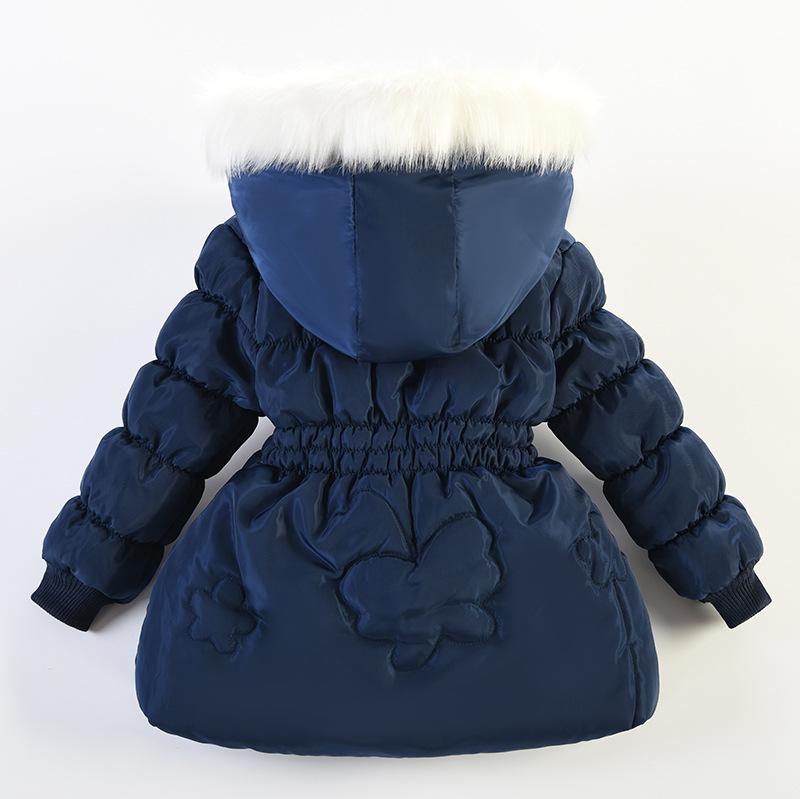 2023 Girls' Thickened Cotton Jacket - Cross-Border E-commerce