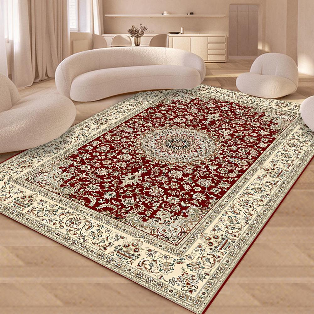 Retro Morocco Ethnic Carpet Turkish Persian Rug for Living Room Bedside Bedroom Vintage Floor Mat Entry Doormat Carpet Large Rug