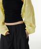 Musinsa Standard Woman Women'S Sheer Nylon Bolero Jacket [Lemon]