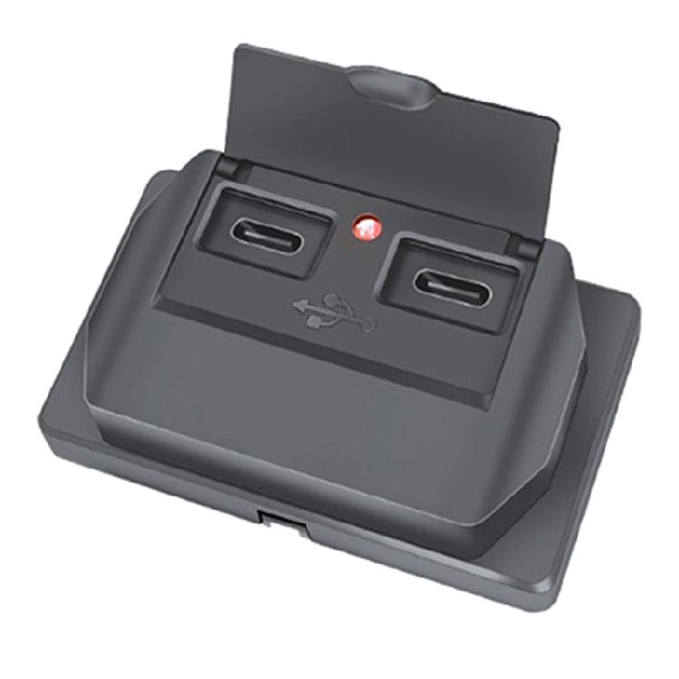 PD Type C QC3.0 USB Fast Charge Socket with Dust Cover LED Light Power Adapter