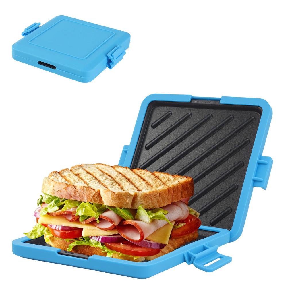 Microfiber Silicon Toast Pan For Breakfast Sandwich And Hot Dog Cooking