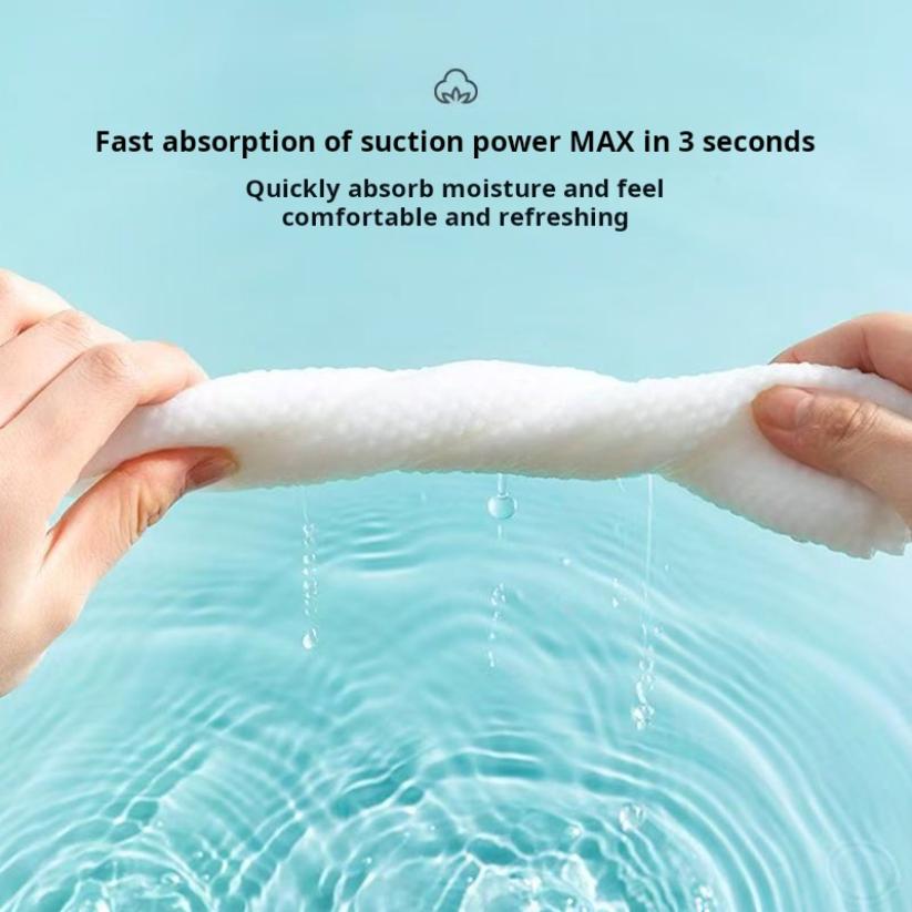 Pearl Pattern Disposable Face Towel 100%Cotton Tissue Soft Facial Cleansing Reusable Wet And Dry Makeup Non Woven Towel