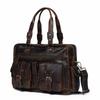 Dryden Buffalo Briefcase Caramel For Men & Women