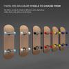 1Set Finger Skateboard Wooden Fingerboard Toy Professional Stents Fingers Skate Set Novelty Children Christmas Gift Puzzle Toy