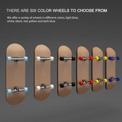 1Σετ Δαχτυλο-Σκέιτμπορντ Ξύλινο Fingerboard Παιχνίδι Επαγγελματικά Σταντ Δάχτυλα Σκέιτ Σετ Καινοτομία Παιδικό Χριστουγεννιάτικο Δώρο Παιχνίδι Παζλ