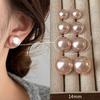 Shi Jia Light Milk White Pearl Earrings: S925 Silver Studs for Women - High-End, Versatile, Niche Design