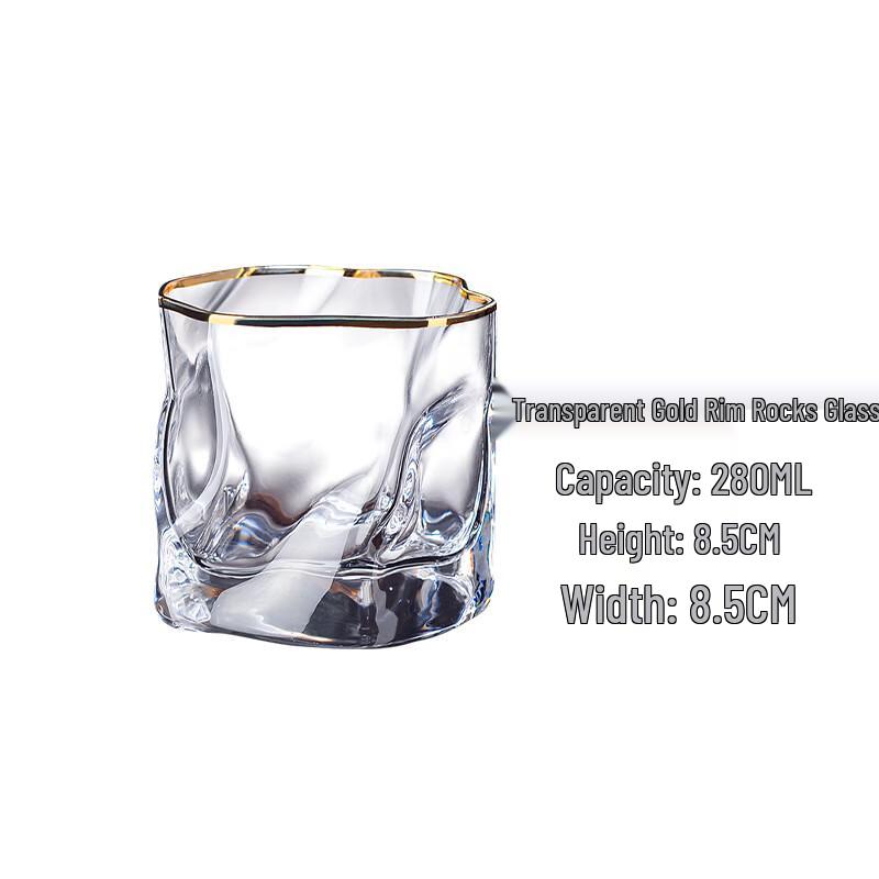OLOEY Twisted Whiskey Glass Set