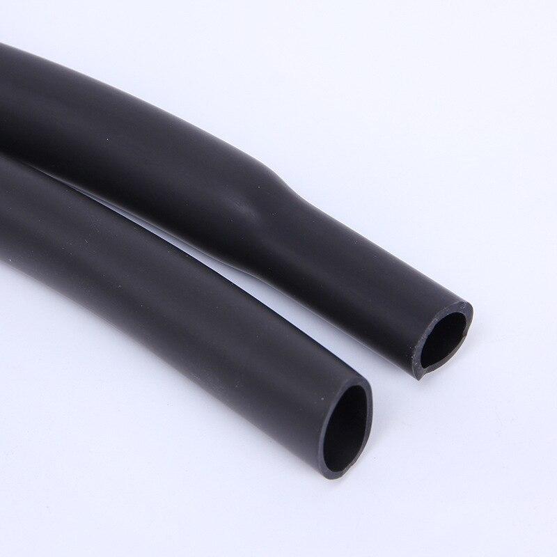 Cable Heat-Shrinkable Tube High Temperature And Pressure-Resistant Insulation 2 Sets Of 5 Meters Wire Heat-Shrinkable Tube Black