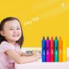 Washable Crayons For Kids Toddler Comfortable Grip Colorful Crayon with Pen Holder for Toddler Art Drawing Coloring