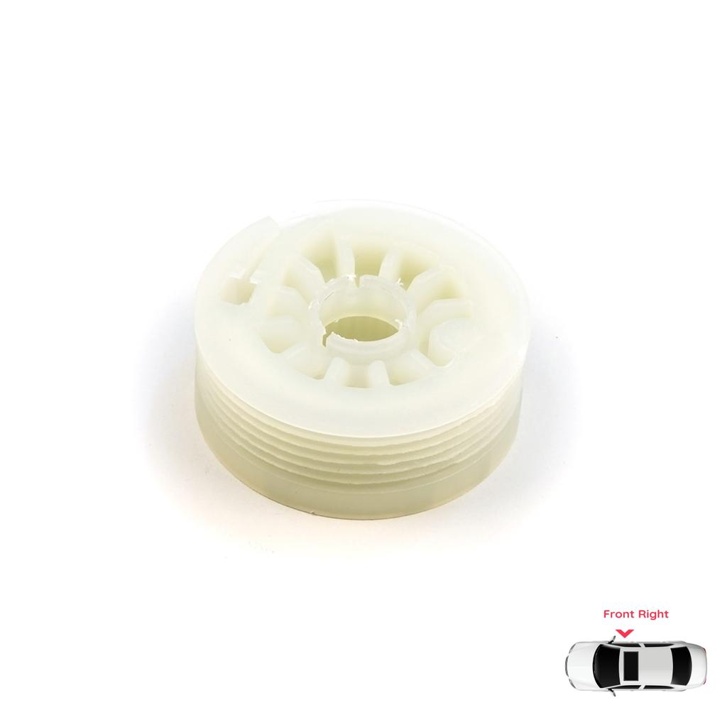V2BWR5222 Window Regulator Repair Cable Roll Gear Reel Wheel Pulley Front Right for Hyundai I30 MK2 GD 2011-2017 Kia Ceed MK2 JD 2012-2018 5-Door
