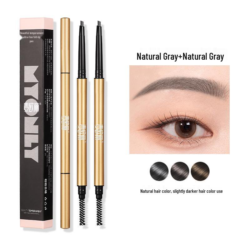 Maiolee Little Gold Dual-Ended Ultra-Fine Smudge-Proof Eyebrow Pencil