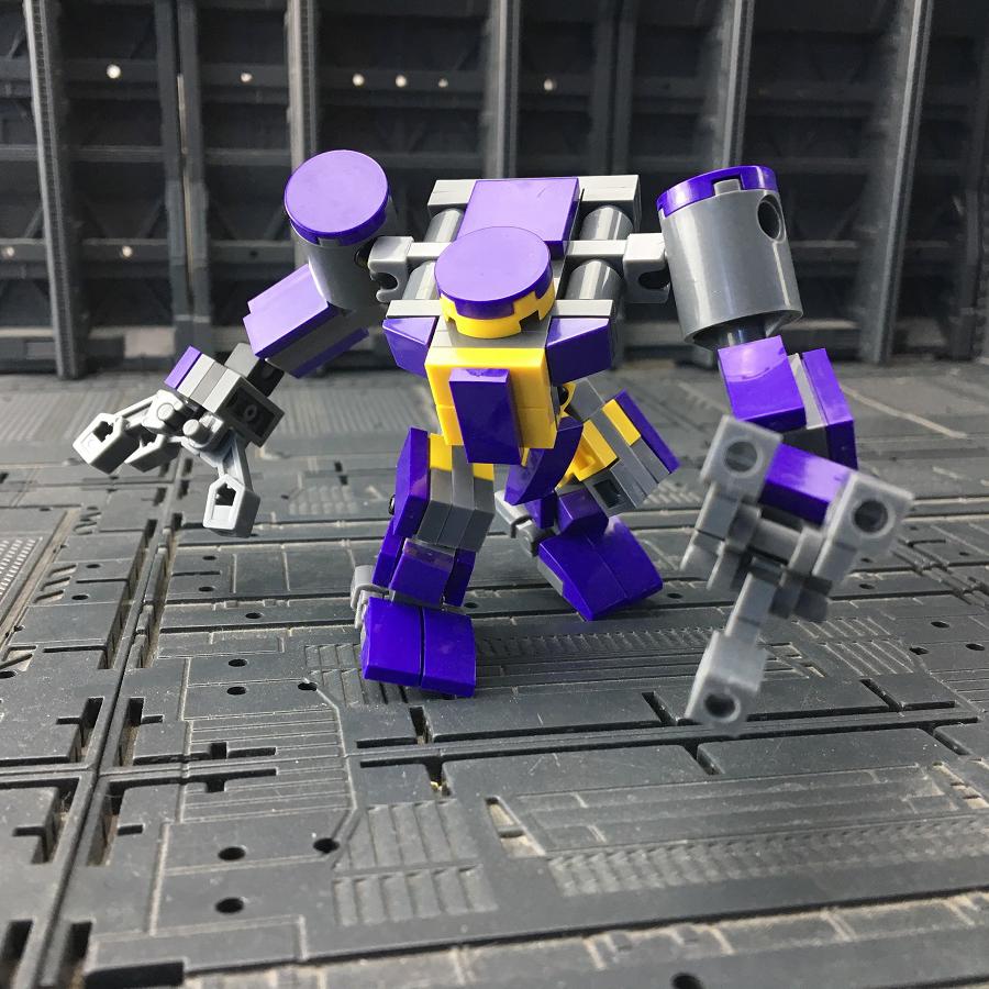 Mecha Robots Granular Building Blocks Kids Toys For Children 7cm Figure Assembling Bricks Toy Funny Machine Dolls Juguetes