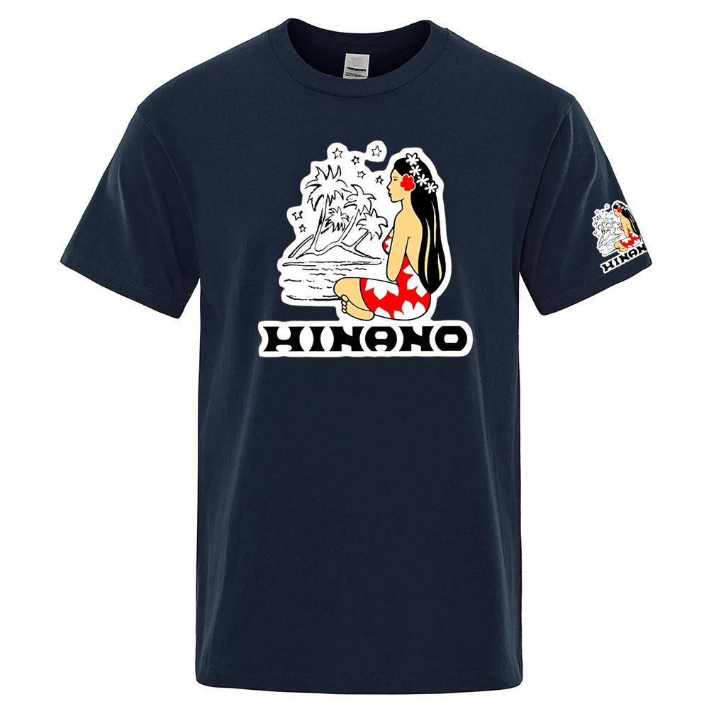 Hinano Tahiti Beer Unisexs Summer Oversize Cotton Premium Fabric Tshirt Casual High Quality Short Sleeves Sports Tshirt