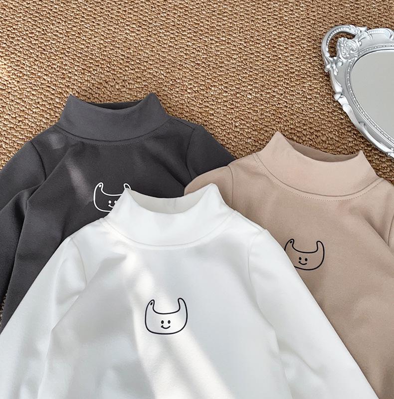 Kinder Fleece Baselayer: Warmes Langarmshirt (270g) für Jungen & Mädchen