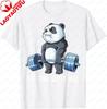 Panda The Struggle Is Real Weightlifting Fitness Gym Funny Tshirt Cotton Vintage T Shirt Unisex Summer Streetwear Tops Camisas