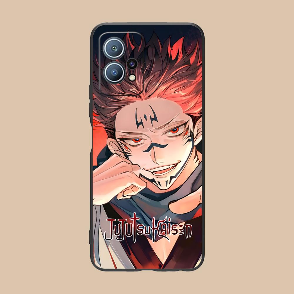 Jujutsu Kaisen Sukuna Mobile Phone Case for Huawei P60 P50 P40 P30 P20 P10 P9 P8 Pro Lite Plus Colorful Printing Cover Cover