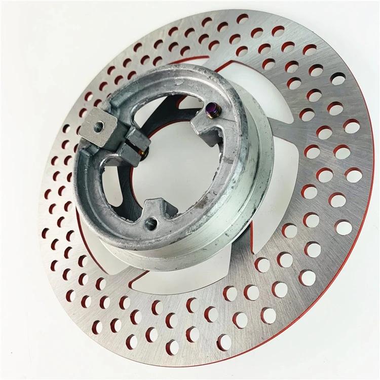 Anello di Serraggio per Conversione Foro 70mm Disco Freno a Tamburo Posteriore 110mm Disco Freno 220mm Scooter Elettrico E-bike Ciclomotore