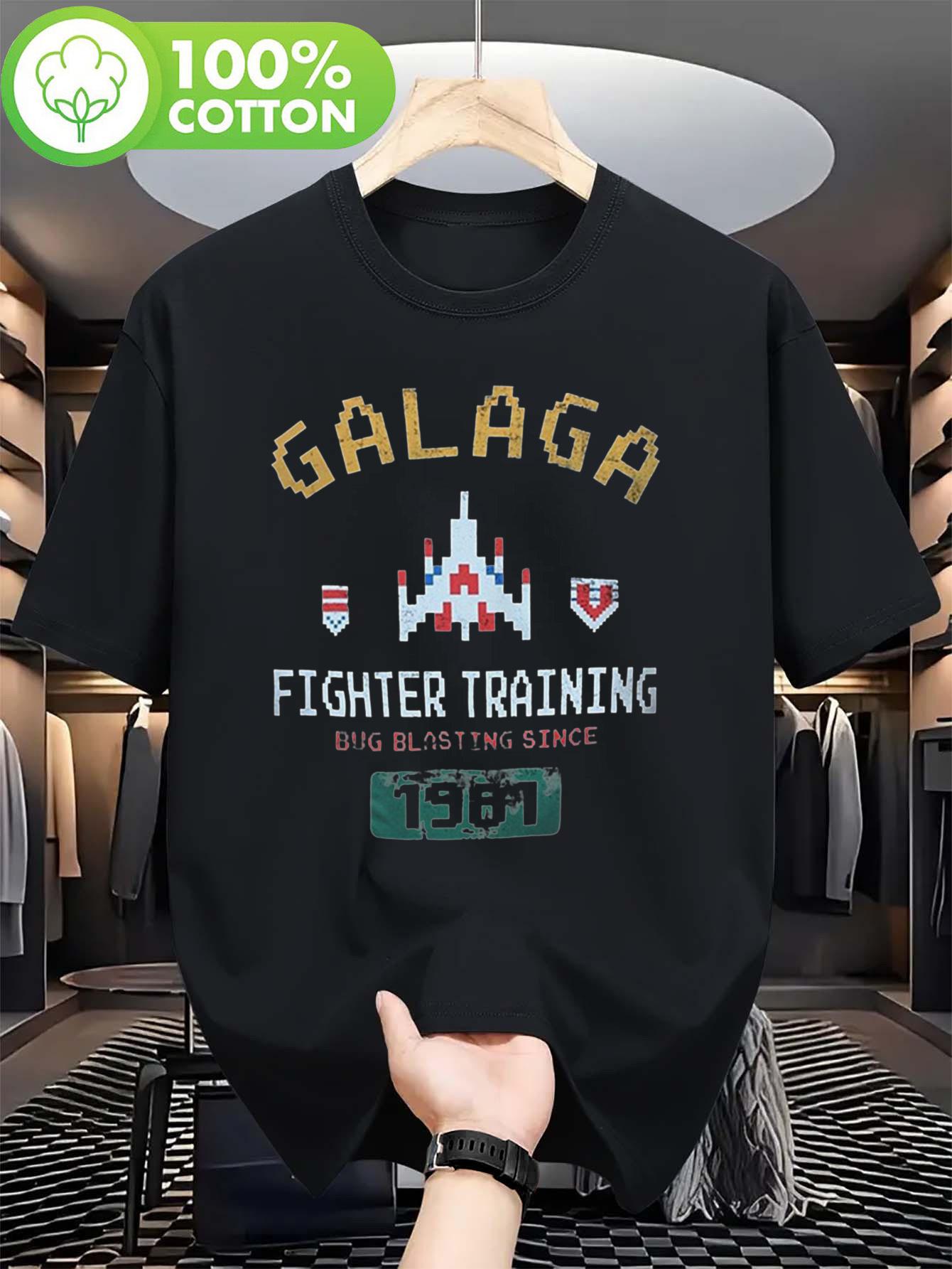 Pac Man Battle Training Retro Arcade T-shirt -1982 Classic Pac Man Game Theme Retro Electronic Game Costume - Men s Summer Co... S