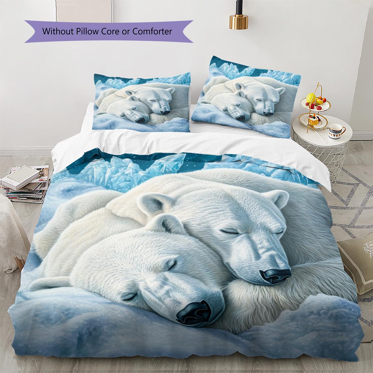 

Дитячий Плед-Ковдра Комплект Постільної Білизни Зворотний Бік Наволочка Домашній Декор Подарунок на День Народження (1 * підковдра + 2 * наволочка, без наповнювача) 135x200cm