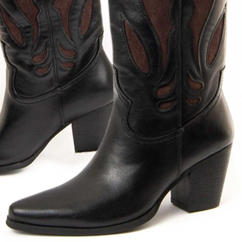 Bota De Tacón Para Mujer.  Montevita  Tejan5  96672