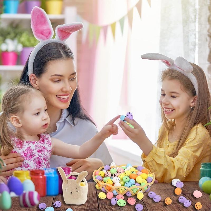 50-500PCS Easter Egg Foam DotsColorful Bird Eggs and Dove EggsHolidayDecor for Wreaths Outdoor Garden Decoration and Party Gifts