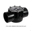 7305 Check Valve 2-2.5inch Swimming Pool Accessories Spare Parts Replaces Professional 2 Way 180