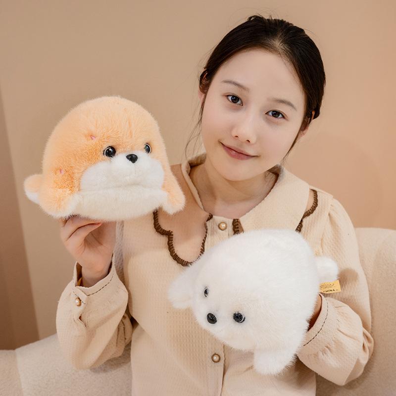 Cartoon Cute Sea Creature Seal Doll Plush Toy Aquarium Killer Whale Doll Children Soothing Rag Doll