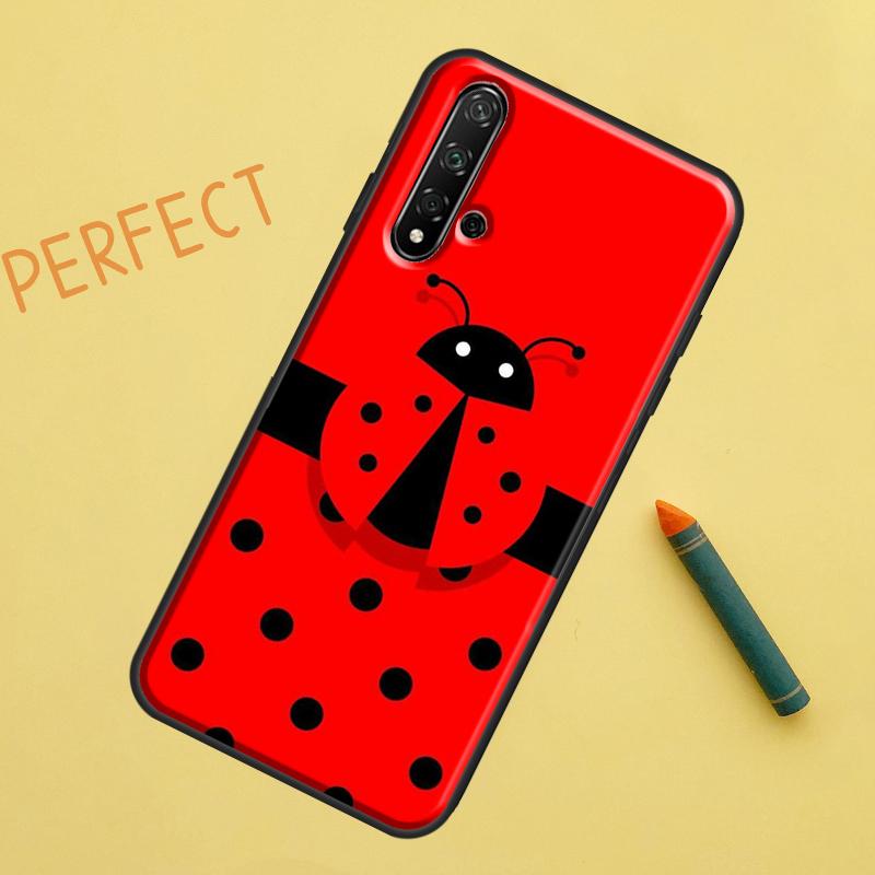 Ladybug Beetle Case For Huawei Nova 9 10 SE 11i 8i 7i 3i Nova 5T Y60 Y61 Y70 Y90 P20 P30 P40 Lite P60 Pro