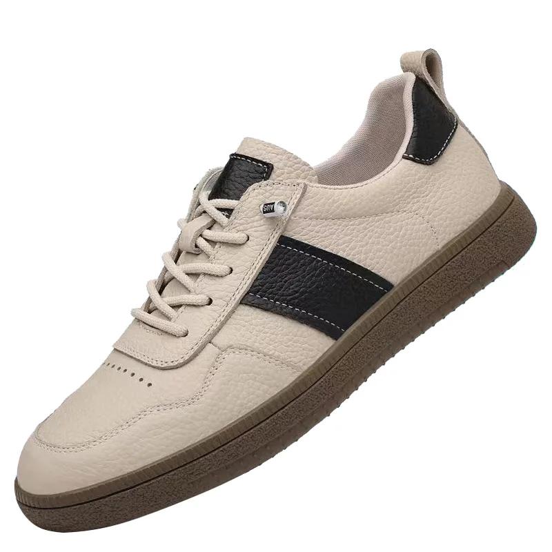 Luxury Brand Mens Shoes Handmade Leather Casual Shoes for Men High Quality Sneakers Comfy Soft Sport Walking Shoes Mocassins
