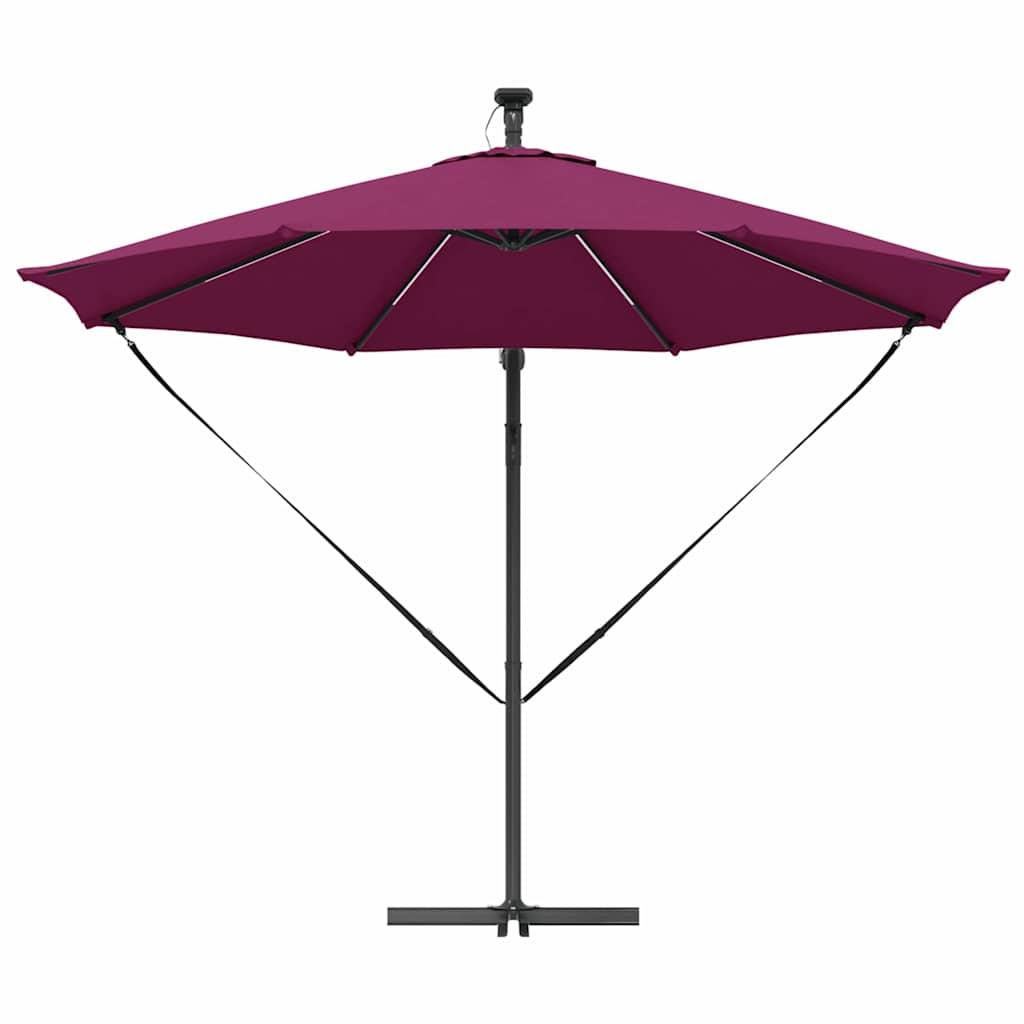 Sun Umbrella Burgundy Red 294 X 294 X 248 Cm