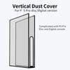 Universal Translucent Dust Shielding with Vertical Orientation Designs Gaming setups Accessory Suitable for P5  Consoles