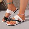Fashion Women Sandals Outside Casual Beach Women Shoes Summer New Flats Flip Flop Sandals Walking Clip Toe Roman Ladies Slides