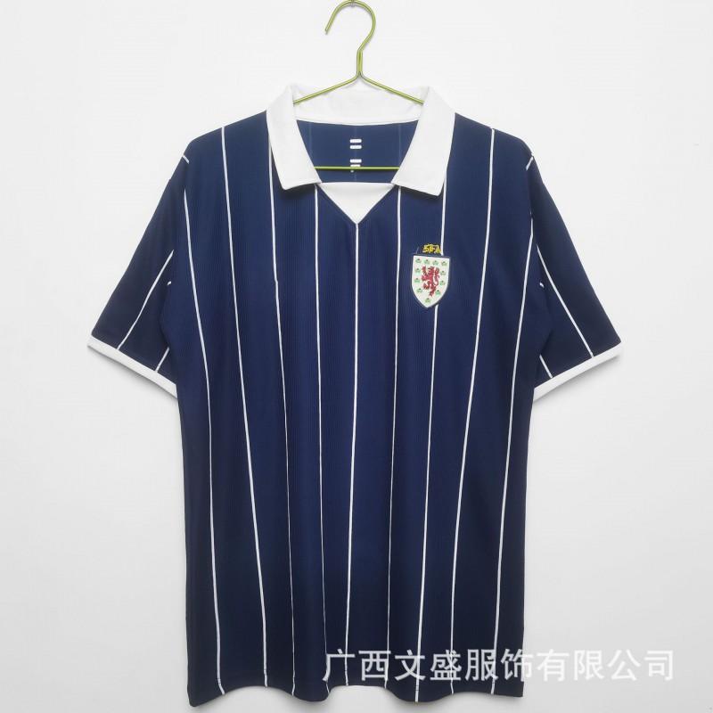 Vintage Scotland National Team Football Jersey Retro Replica Soccer Shirt Quick Dry Breathable Sportswear