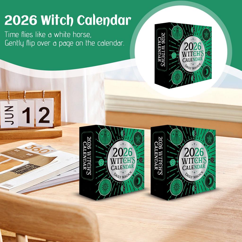 2026 Witch Calendar: Daily Calendar