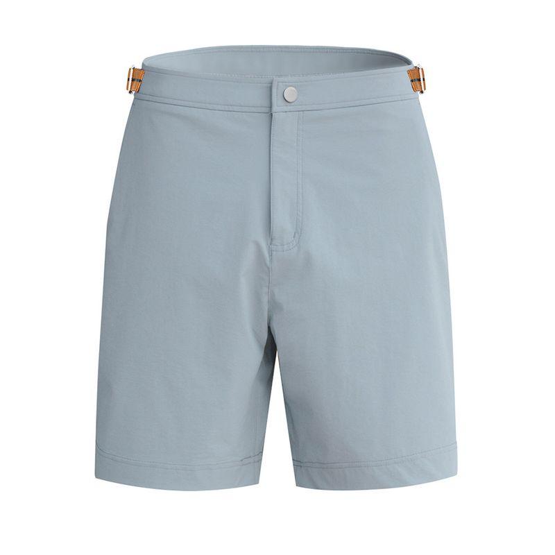 Outdoor Lightweight Quick-Drying Shorts Men Summer Business Sports Fifth Pants Export Men s Pants Straight Casual Pants Glacier gray 34