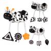 Black And White Animal Visual Stimulation Early Education Crib Toy